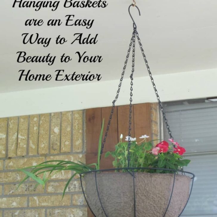 Hanging Baskets Add Beauty to Your Home Exterior