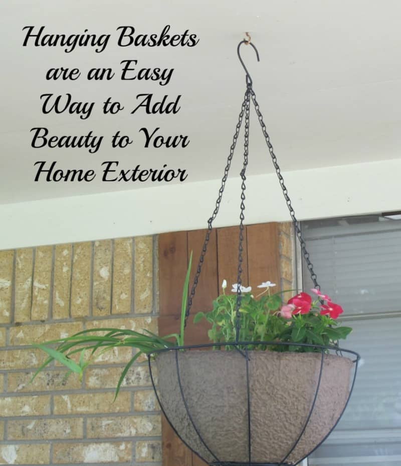 Hanging Baskets Add Beauty to Your Home Exterior