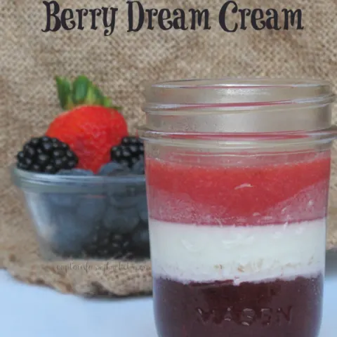 Three Layer Very Berry Dream Cream - A New Summer Favorite!