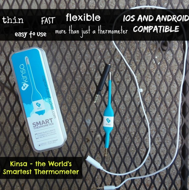 Use Your Smart Phone to Take, Track, and Monitor Your Whole Family's Temperatures with the Kinsa Smart Thermometer