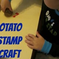 Potato Stamp Craft