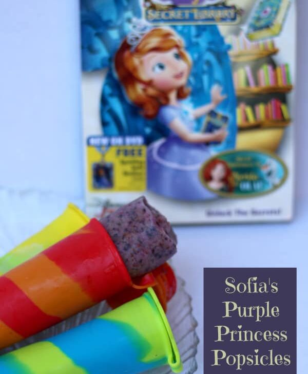 Sofia the First’s Purple Princess Popsicles