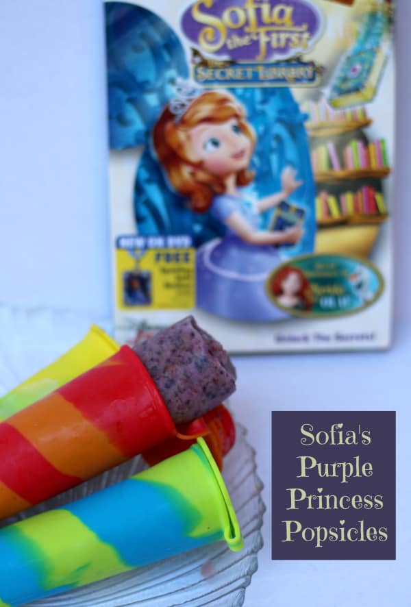 Sofia the First’s Purple Princess Popsicles