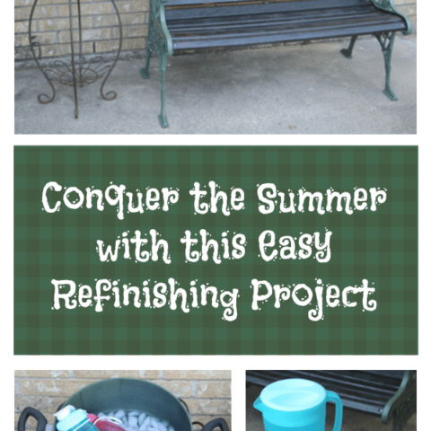 Refinishing and Old Patio Bench DIY