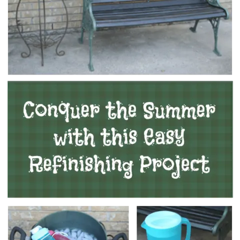 Refinishing and Old Patio Bench DIY