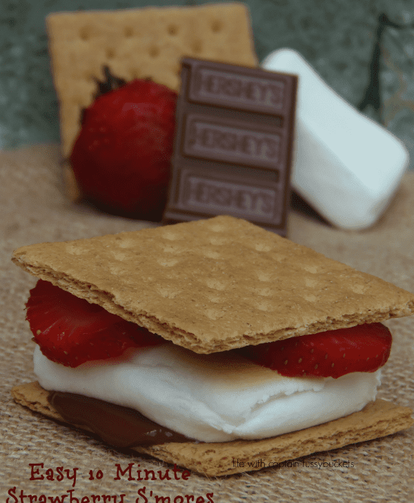 Easy 10 Minute Strawberry S’mores