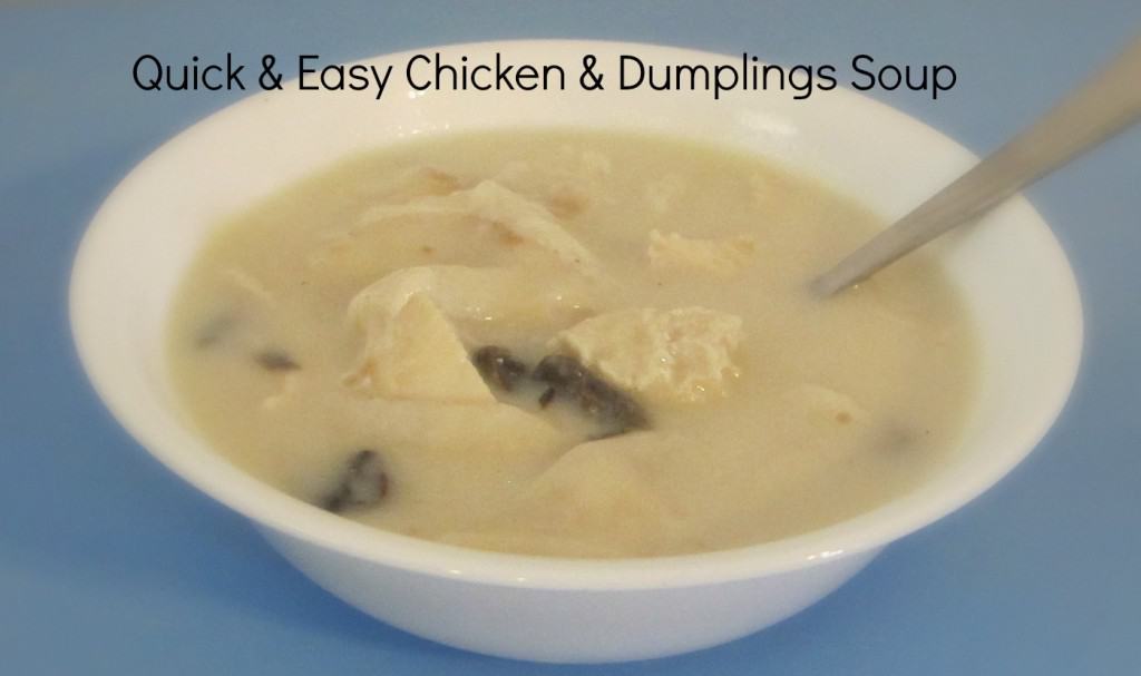 Quick and Easy Chicken and Dumplings Soup Recipe