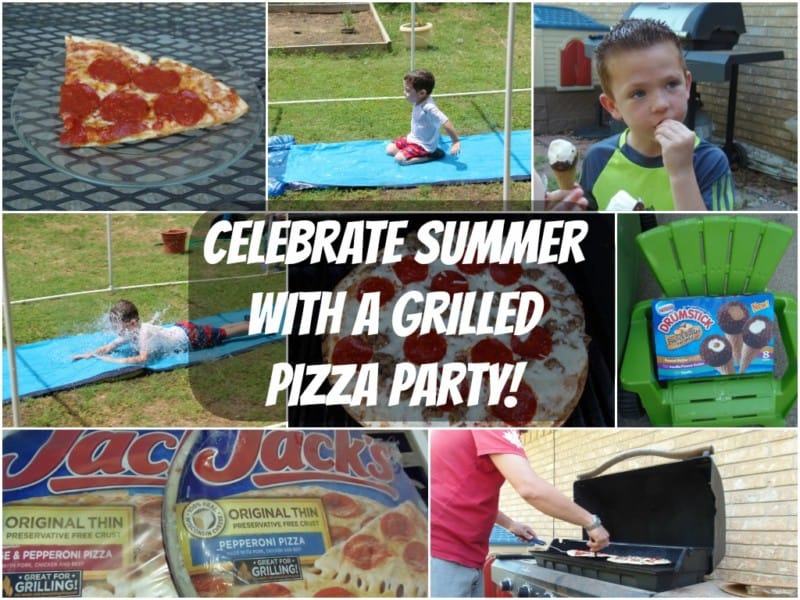 Welcome Summer with a Grilled Pizza Party and Backyard Water Fun!