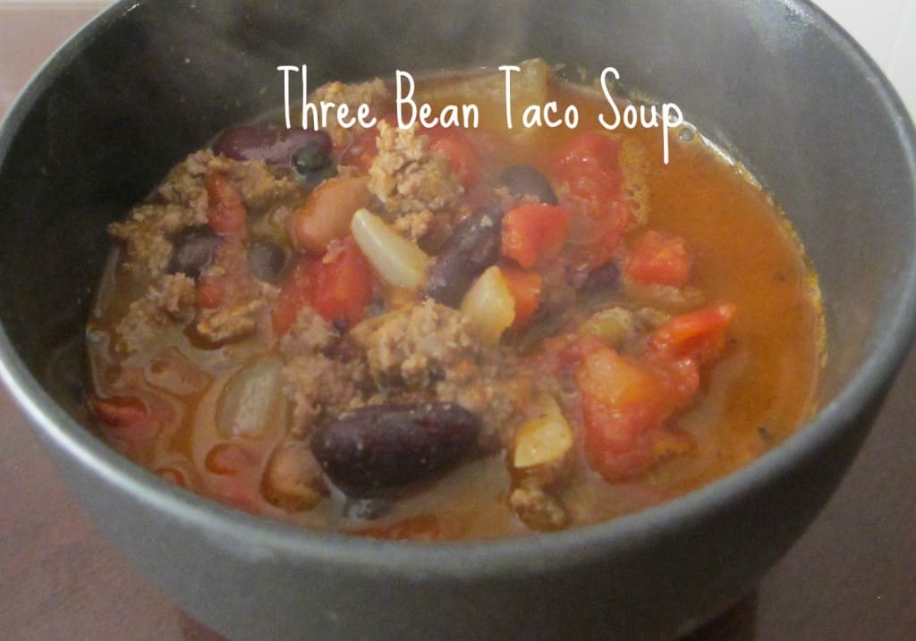 Three Bean Taco Soup Recipe