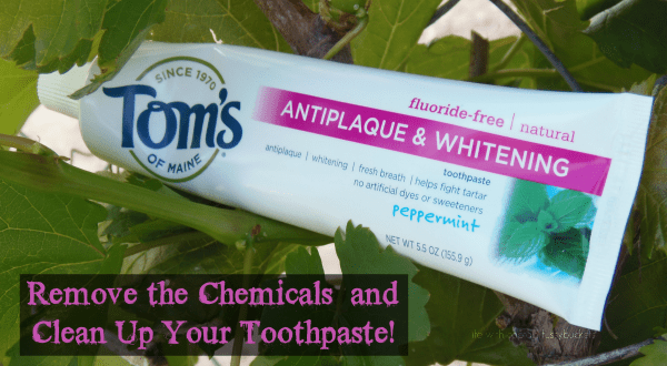 Toothbrushing Chart - Remove the Chemicals and Clean Up Your Personal Care Products