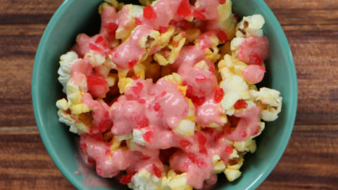 Vanilla Valentine Popcorn  with a Spicy Kick! - Ginger Casa