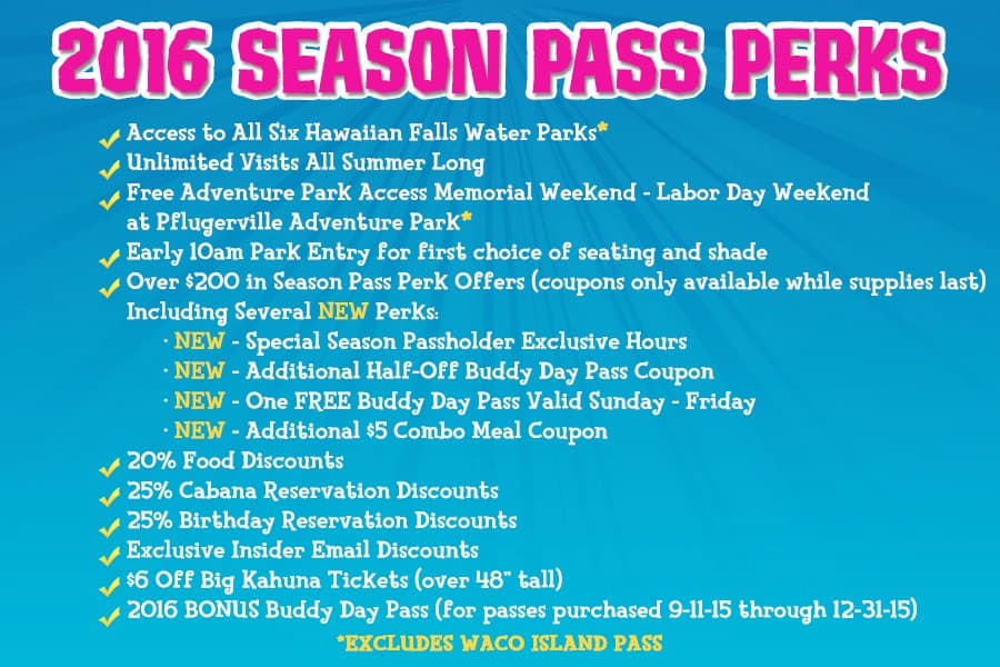 hawaiian falls season pass