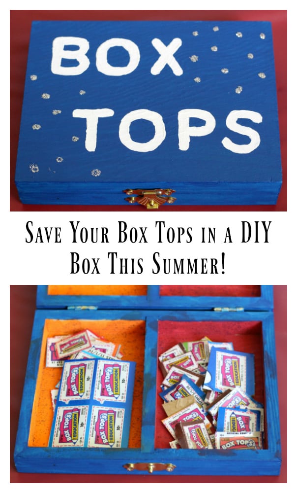 Create a DIY Box To Keep Your Box Tops Safe All Summer!