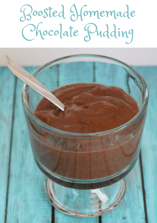 Boosted Homemade Chocolate Pudding