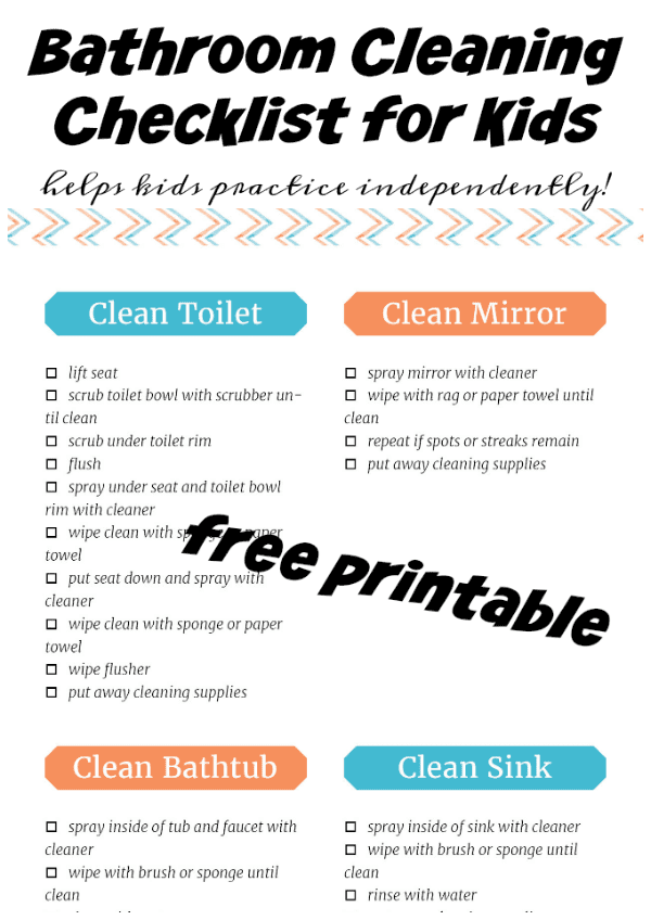 cleaning checklist