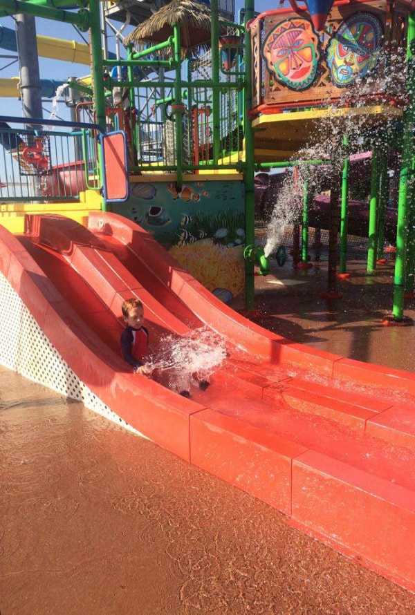 hawaiian falls kiddie slide