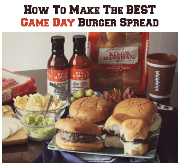 How To Make The BEST Game Day Burger Spread