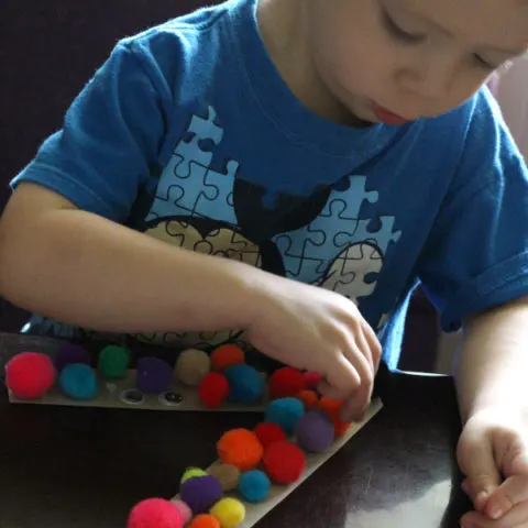 Monster Letters fun Halloween craft for preschoolers