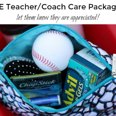 Make a Care Package For A PE Teacher or Coach