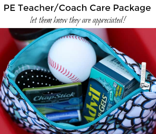Make a Care Package For A PE Teacher or Coach