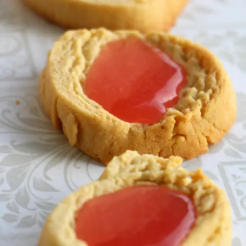 Pink Thumbprint Cookie Recipe!