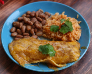 cheese enchiladas beans instant pot mexican rice