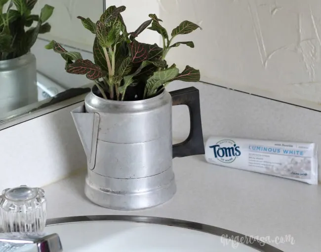 how to upcycle vintage coffee pots into planters upcycled coffee pot