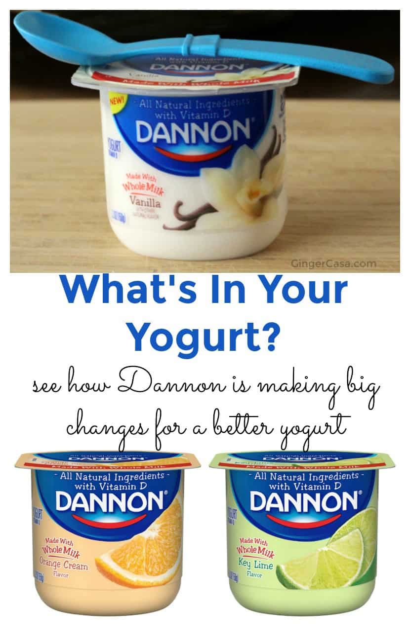What's In Your Yogurt? You Spoke, Dannon Listened And Changed.