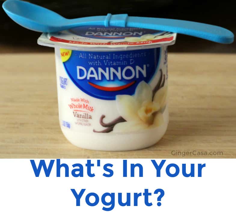 Dannon yogurt