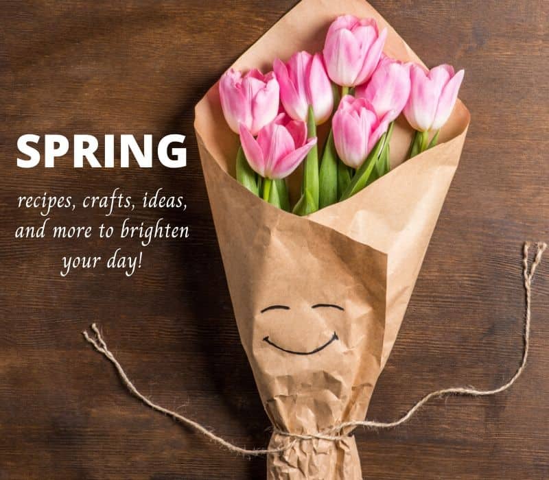 spring recipes, crafts, ideas and more to brighten your day!