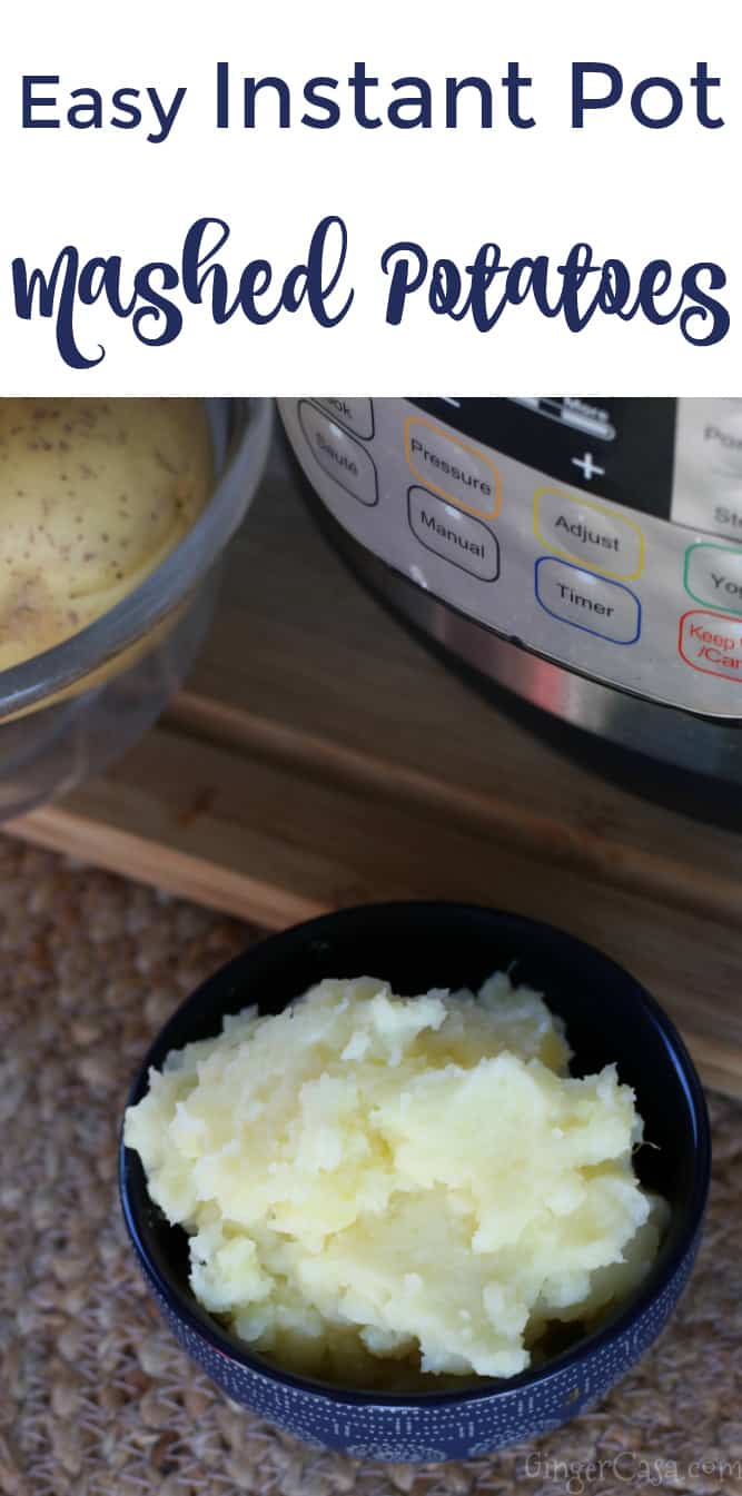 mashed potatoes and corn on the cob in the instant pot
