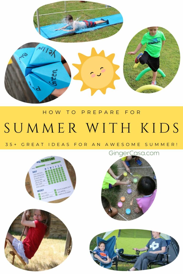How To Prepare For An Enjoyable Summer With Kids Out Of School - 35+ Awesome Ideas!