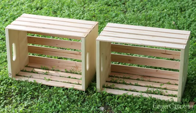 wooden crates