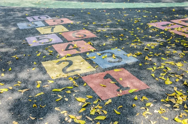 recess games hopscotch