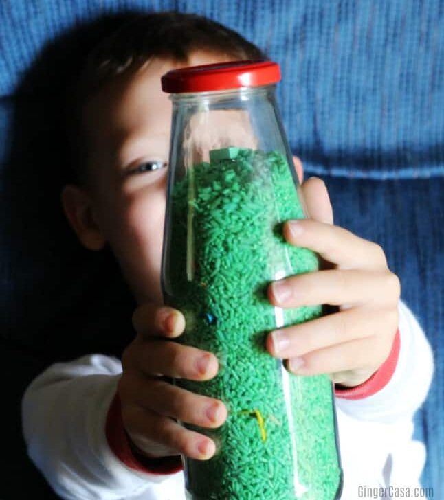 Create A Fun I Spy Bottle For Sick Days!
