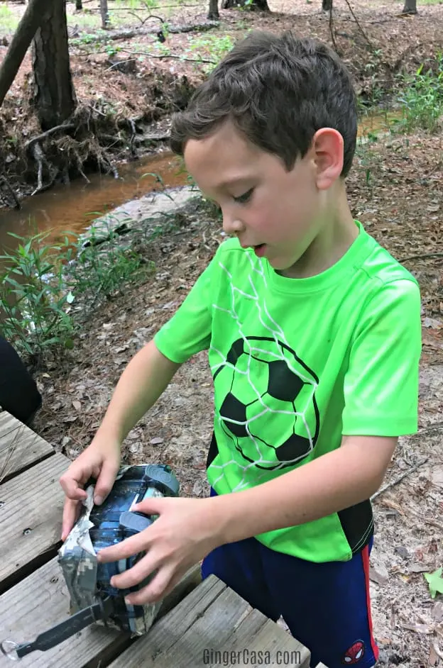 geocaching with kids