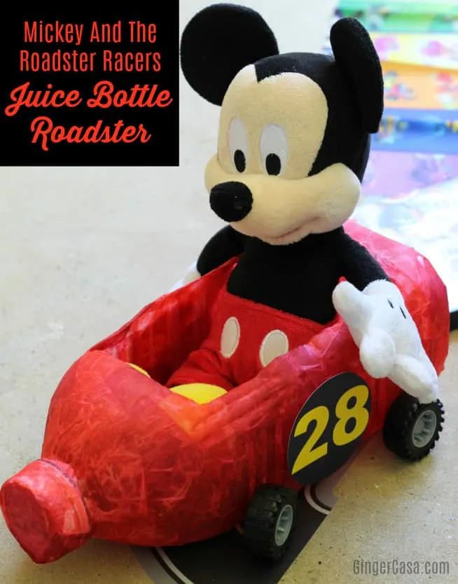 Mickey And The Roadster Racers Craft - Juice Bottle Racers Mickey And The Roadster Racers Craft - Juice Bottle Racers