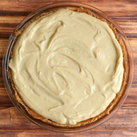 Peanut Butter Pudding Pie With Meringue