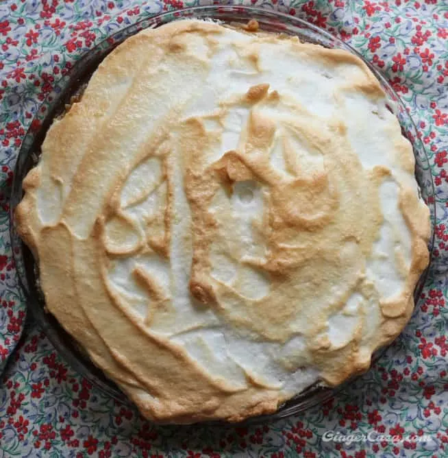 peanut butter meringue pie