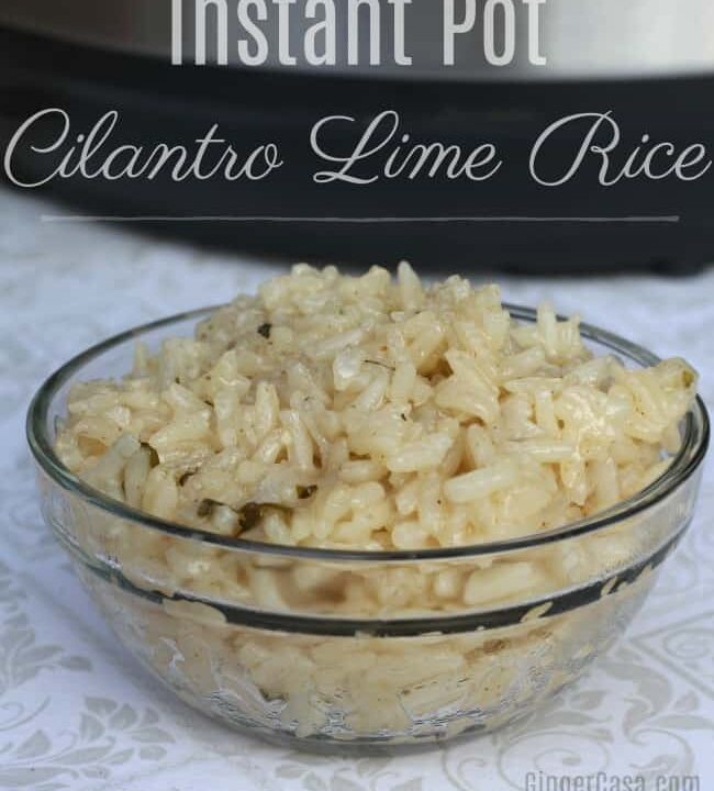 15 Minute Instant Pot Cilantro Lime Rice