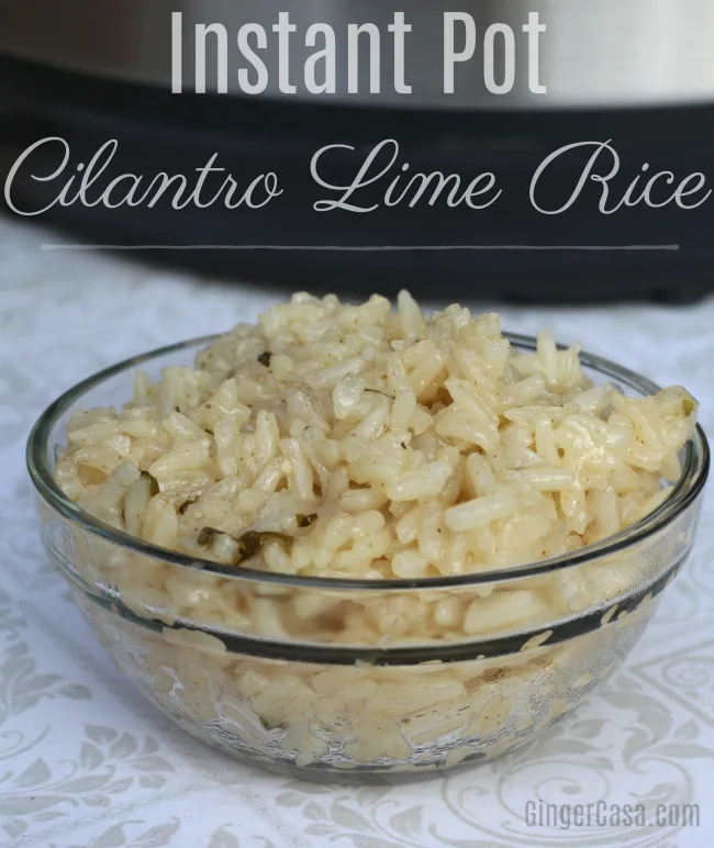 instant pot cilantro lime rice