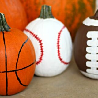 Sports Pumpkins – A Fun Craft For Kids To Decorate For Halloween!