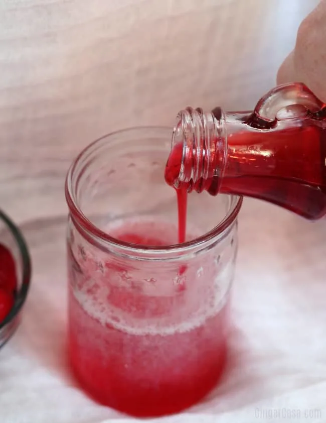 homemade cranberry soda