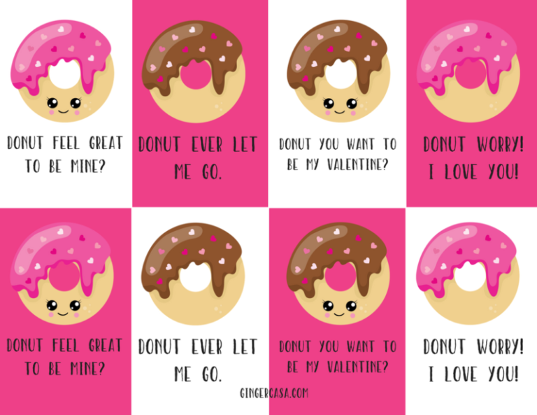 Air Fryer Donuts And Adorable Donut Valentines free Printable Air Fryer Donuts And Adorable Donut Valentines free Printable