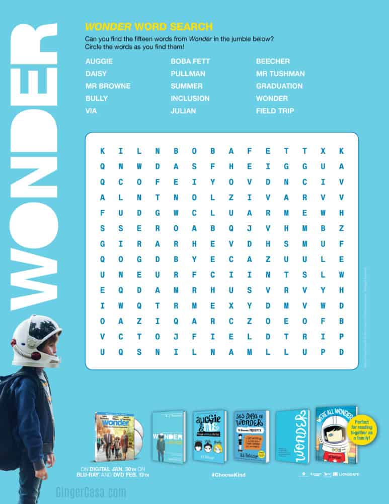 Wonder Word Search