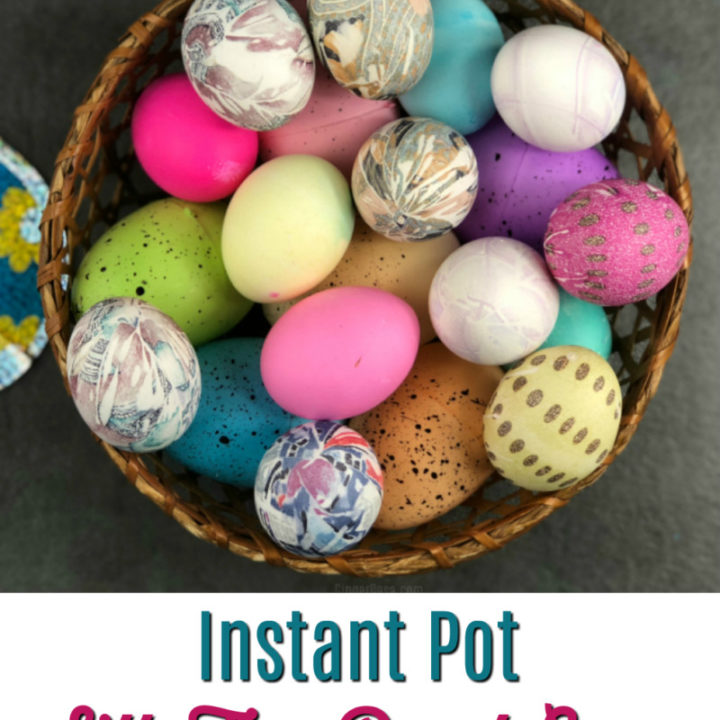 Instant Pot Silk Tie Dyed Easter Eggs
