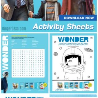 Wonder Movie Activity Sheets – Help Kids Spread Kindness!