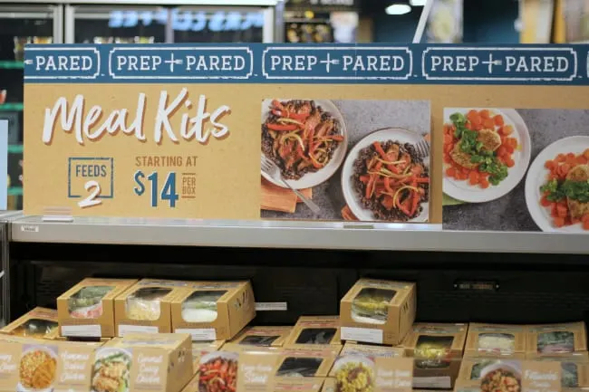 prep and pared meal kits