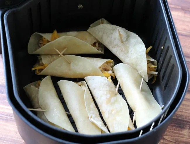 air fryer flautas