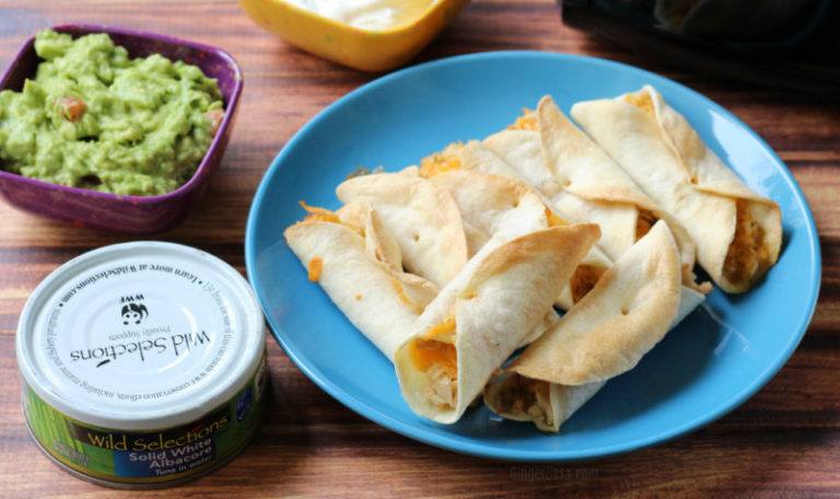 Cheesy Tuna Air Fryer Flautas - Perfect for Cinco de Mayo!